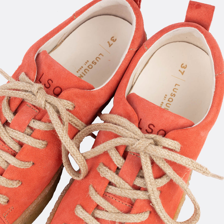 Lusquinos | Women's sustainable coral derby shoe 